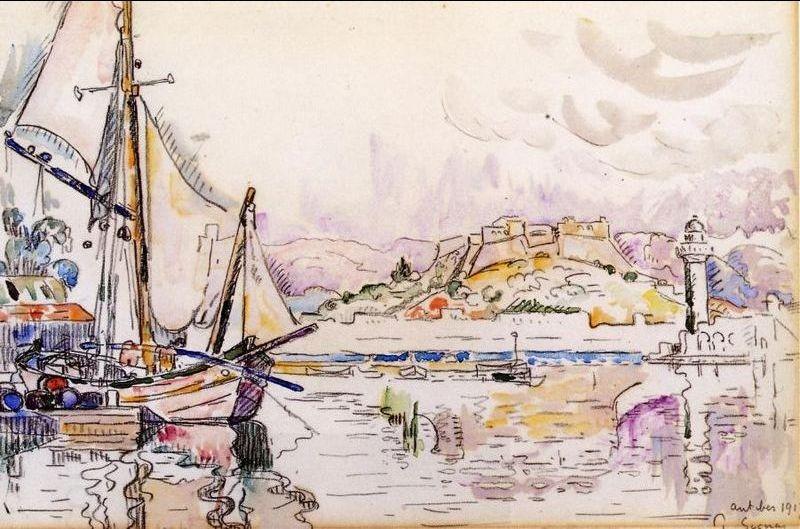 Paul Signac Antibes oil painting picture